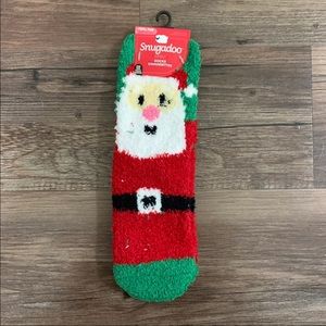 Snugadoo Santa Christmas Crew Socks For Christmas And The Holidays